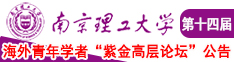 大鸡巴操B視频南京理工大学第十四届海外青年学者紫金论坛诚邀海内外英才！